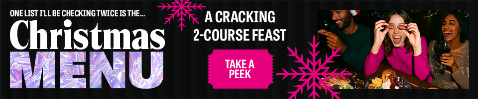 Festive menu at The Peacock